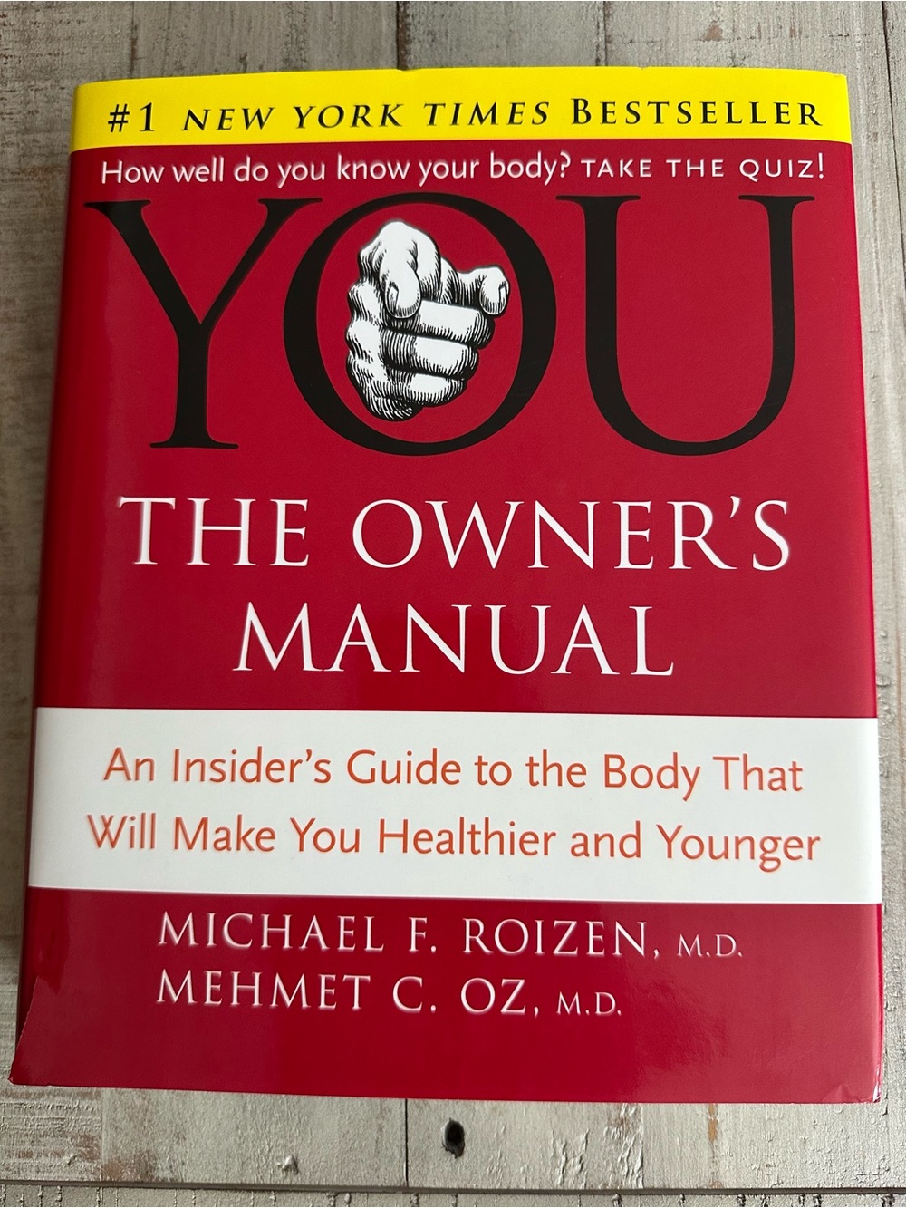 YOU The Owner’s Manual hardcover